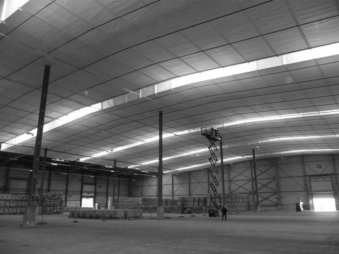 Ruda Vermessung Membran Hamburg-Hafen